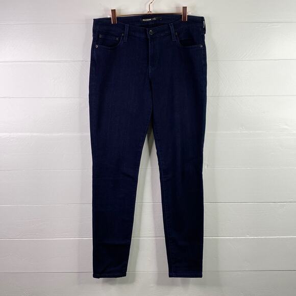 BIG STAR Dark Wash‎ Alex Skinny Denim Jean Pants Mid Rise Size 31 - Picture 1 of 10